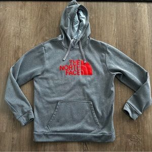 North Face grey hoodie